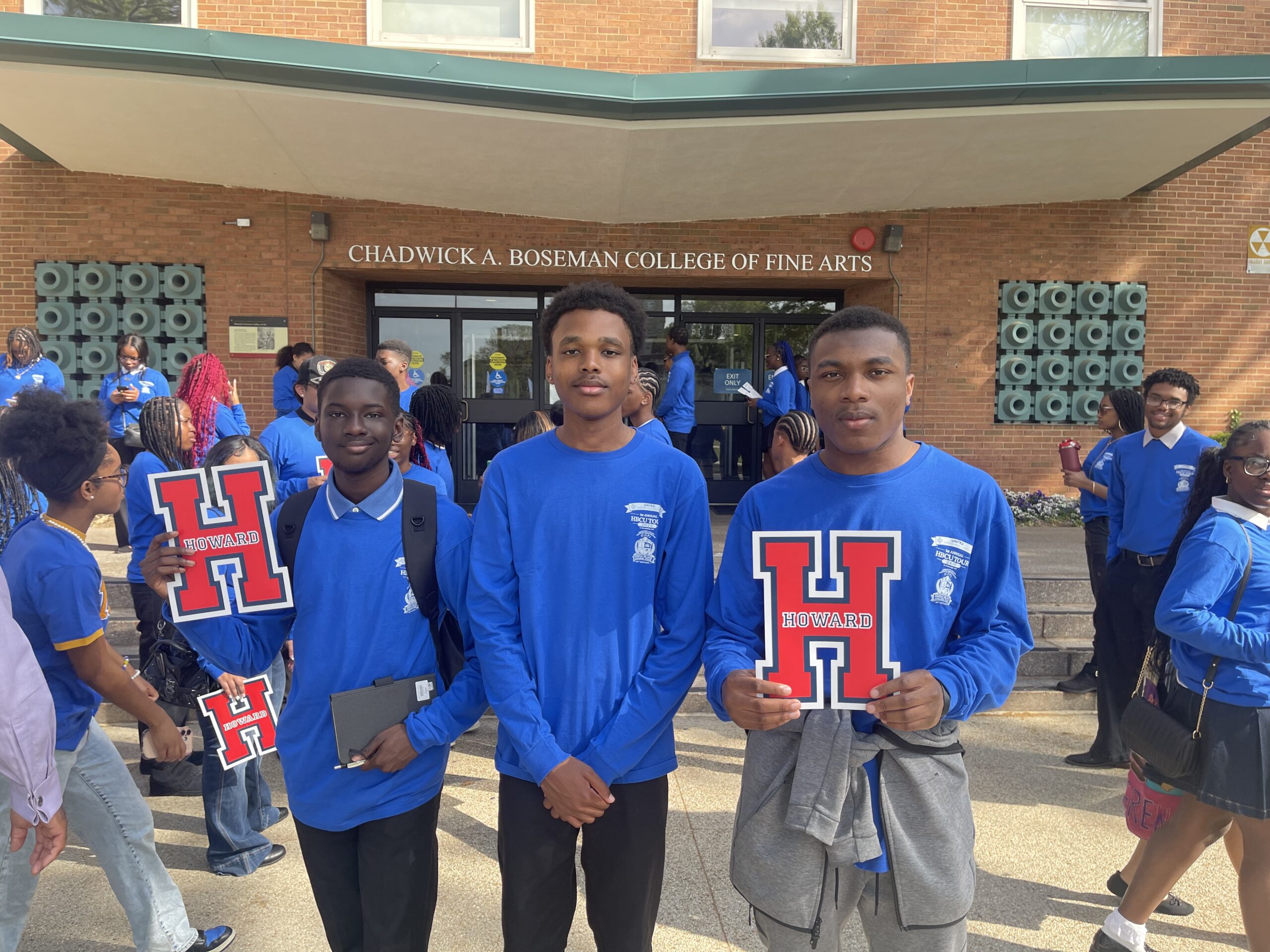 UCHS scholars at Howard University&rsquo;s Chadwick A. Boseman College of Fine Arts